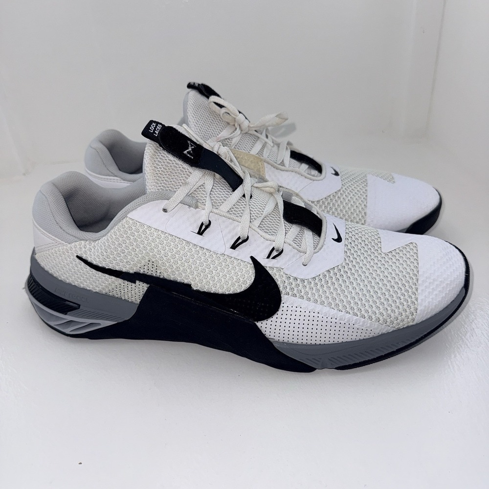 Nike Metcon 7 Shoes Mens Size 15 White Black Training Cross Trainer CZ8281-100